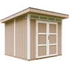 Image de Timbela M903A-TERRA BROWN - LP SmartSide Tuinhuis op houtbasis - 6 m² - 294x279xH237 cm - met vloer en verf