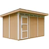 Image de Timbela M904-HARVEST HONEY - LP SmartSide Tuinhuis op houtbasis - 8,7 m² - 412x279xH237 cm - met vloer en verf