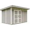 Image de Timbela M904A-TUNDRA GREY - LP SmartSide Tuinhuis op houtbasis - 8,7 m² - 412x279xH237 cm - met vloer en verf