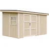 Image de Timbela M939B - LP SmartSide Tuinhuis op houtbasis - 8,68 m² - 248x412xH231 cm - zonder vloer en zijwand (totaal 3 wanden)