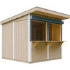 Image de Timbela M950-TERRA BROWN - LP SmartSide Marktkraam met toonbank - 5,9 m² - 305x248xH240 cm - Tuinbar, buitenkiosk met verf