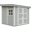Image de Timbela M938-TUNDRA GREY - LP SmartSide Tuinhuis op houtbasis - 5,9 m² - 248x294xH231 cm - met vloer en verf