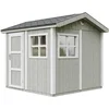 Image de Timbela M913-TUNDRA GREY - LP SmartSide Tuinhuis op houtbasis - 5,9 m² - 250x294xH252 cm - met vloer en verf