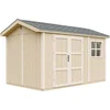 Image de Timbela M914A - LP SmartSide Tuinhuis op houtbasis - 8,68 m² - 250x412xH252 cm - met vloer