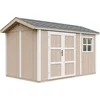 Image de Timbela M914A-TERRA BROWN - LP SmartSide Tuinhuis op houtbasis - 8,68 m² - 250x412xH252 cm - met vloer en verf