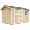 Image de Timbela M914A-HARVEST HONEY - LP SmartSide Tuinhuis op houtbasis - 8,68 m² - 250x412xH252 cm - met vloer en verf