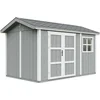 Image de Timbela M914A-CAVERN STEEL - LP SmartSide Tuinhuis op houtbasis - 8,68 m² - 250x412xH252 cm - met vloer en verf