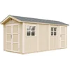 Image de Timbela M915C - LP SmartSide Tuinhuis op houtbasis - 11,47 m² - 530x250xH252 cm - met vloer