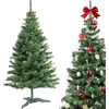 Image de Creative Home Realistische Kunstmatige Kerstboom Fir Xmas Tree | Afmetingen: 220 cm | Opvouwbare Vakantie Decor | Diepgroene Dichte Takken Stabiele Stand | Binnen & Buiten