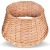 Image de Creative Home Rieten Kerstboomrok Kraag | Rond Max. Breedte 46cm Hoogte 24cm | Natuurlijke Hoes voor Kerstboomstandaard | Handgemaakte Kerstboomhoes | Rustieke Mand Kerstdecoratie