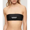 Image de Superdry Logo Bandeau Bikinitop Zwart S Vrouw