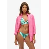 Image de Superdry - Cheeky bikinibroekje met strepen - Dames - Badpakken