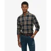 Image de Superdry Overhemd Lumberjack Ruit Donkerblauw (navy) - Maat M - Heren - Overhemden Casual