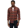 Image de Superdry Overhemd L S Cotton Lumberjack Shirt M4011017a Logger Chek Orange Mannen Maat - M