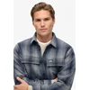 Image de Superdry - Wollen Miller Overshirt - Heren - Lange mouwen shirts
