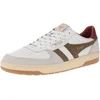 Image de Gola Hawk - Herensneaker - Wit-Khaki-Roest