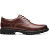 Image de Clarks Veterschoen Batcombe Tie Dark Tan Leather
