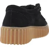 Image de Torhill Suede Crepe Casual Shoes Wo - Black Lace Up Shoes