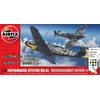 Image de Airfix Modelbouwpakket Militaire voertuigen - 50194 Dogfight Doubles - Supermarine Spitfire Mk.Vc vs Messerschmitt Bf109F-4 - Geschenkset Plastic - 1:72 - Modelbouw