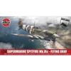 Image de Airfix Modelbouwpakket Vliegtuigen - 17001A Supermarine Spitfire Mk.Ixc - Flying Dray - WWII Brits Jachtvliegtuig - met Exclusief Bierglas Plastic - 1:24 - Modelbouw