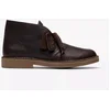 Image de CLARKS Desert Bt Evo. Heren Veterschoenen - Dark Brown Lea