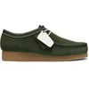 Image de CLARKS WallabeeEVO Heren Veterschoenen - Groen - Suede