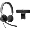 Image de Logitech Personal Collaboration kit - Webcam en Headset - Zwart