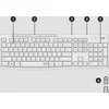 Image de Logitech MK295 Silent - Draadloze muis en toetsenbord - QWERTZ Zwitsers / Wit