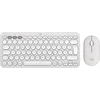 Image de Logitech Pebble 2 Combo Set met toetsenbord en muis Draadloos Optisch Wit 3 Toetsen