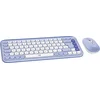 Image de Logitech POP Icon Combo - Toetsenbord en Muis - Bluetooth - Qwerty US - Lila