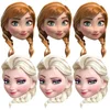 Image de Procos Frozen Maskers - 6 stuks kartonnen maskers met elastiek