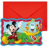 Image de Uitnodigingen FSC Mickey Mouse - 6 stuks