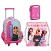Image de Barbie Love rolling kindergarten backpack, 40 cm bag