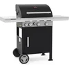 Image de Barbecook Spring 3212 - Gas BBQ barbecue - 3 Branders - Met zijbrander - 1 vaste zijtafel - Kar met opbergruimte
