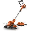 Image de Powerplus Dual Power Accu-grastrimmer POWDPG75421 - 20 V en 260 mm Ø, met accu en lader, 2-in-1 tuingereedschap als grastrimmer en kantensnijder voor uw tuin