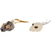 Image de Flamingo Kattenspeelgoed Pluche Muis - grijs - 55 x 3.5 x 20 cm