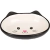 Image de Flamingo - Kattenvoerbak Isa - Zwart/ Wit - 14 x 12.5 x 3.5 cm