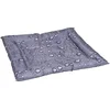 Image de Koelmat hond - verkoelend hondenbed - M - 76x66x6 cm - Drop Grijs - comfortabele koelmat met verkoelende gel