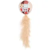 Image de Flamingo Vinta Bal +veer - Kattenspeelgoed - Beige