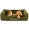 Image de Hondenmand   orthopedisch hondenkussen Dreambay® Olijfgroen 100x80cm   waterafstotend & afneembare hoes   duurzaam comfort uit Europa