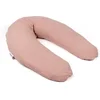 Image de doomoo Comfy Big - Zwangerschapskussen & voedingskussen - Biologisch katoen - 190 cm - Tetra Pink