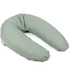 Image de doomoo Comfy Big - Zwangerschapskussen & voedingskussen - Biologisch katoen - Tetra Green