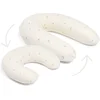 Image de Doomoo Twisty - 2 in 1 Zwangerschapskussen - Voedingskussen - met superfijne en extra stille microkorrels - Bio katoen - Sweety Cream