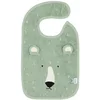 Image de Trixie Slabbetje - Mr. Polar Bear - Zachte Badstof - 100% Biologisch Katoen - Met Drukknopjes - Groen