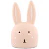 Image de Trixie nachtlamp Mrs. Rabbit - Oplaadbare nachtlamp voor kinderen - 3 lichtsterktes - Met timer - Roze