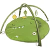 Image de Trixie babygym activiteiten speelmat groen Mr. Dino met speeltjes.