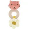 Image de Trixie Bijtspeeltje Mrs. Cat   3m+   Siliconen ring   Knispergeluid - Kat - Ideaal als geboortegeschenk