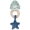 Image de Trixie Bijtspeeltje Mr. Shark   3m+   Siliconen ring   Knispergeluid - Ideaal als geboortegeschenk