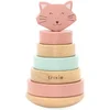 Image de Trixie Houten Stapeltoren - Mrs. Cat - Houten stacking toy - Educatief speelgoed - Voor Jongens & Meisjes - Kat