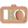 Image de Trixie Baby Camera van Hout en Silicone - Mrs. Cat - Eerste Speelgoed voor Baby - Kraamcadeau - Baby cadeau